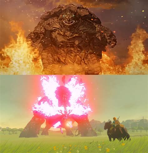 botw dark beast ganon|botw after defeating ganon.